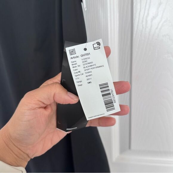 Adidas Black Women’s Tennis Dress - Picture 3 of 7